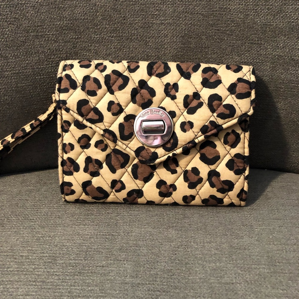 Vera Bradley Leopard Print Wristlet